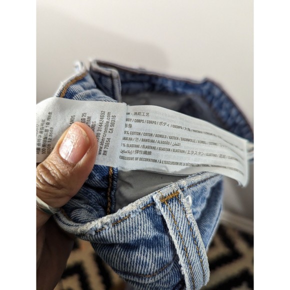 Abercrombie & Fitch Blue The Skinny High Rise Curve Love Jeans Women Size 27 - Picture 9 of 9